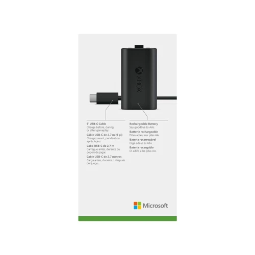 KIT Batterie Rechargeable & Cable USB Type-C Pour Manettes Sans Fil Xbox