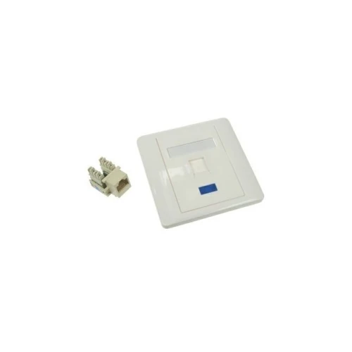 Prises Réseau Ethernet RJ45/RJ11 à 1 port Complet 3in1 Face Rj45/ Boitier / Keystone Cat5e