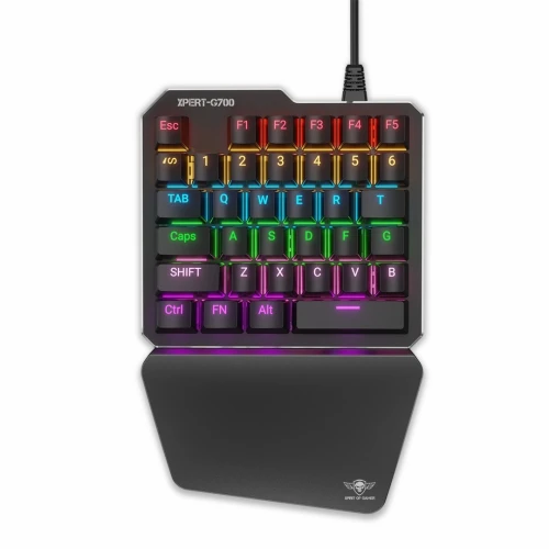 Pack Clavier Mécanique Single Hand & Souris Pour Ps4 Xbox One Pc Xpert-G700 Spirit Of Gamer