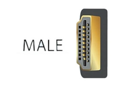 Adaptateur d'extension HDMI Mâle to HDMI Femelle en Angle Coudé à 90 Forme L