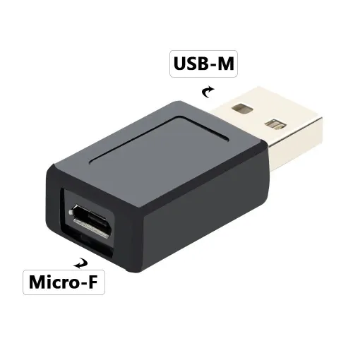 Adaptateur USB Type-A Male vers Micro USB