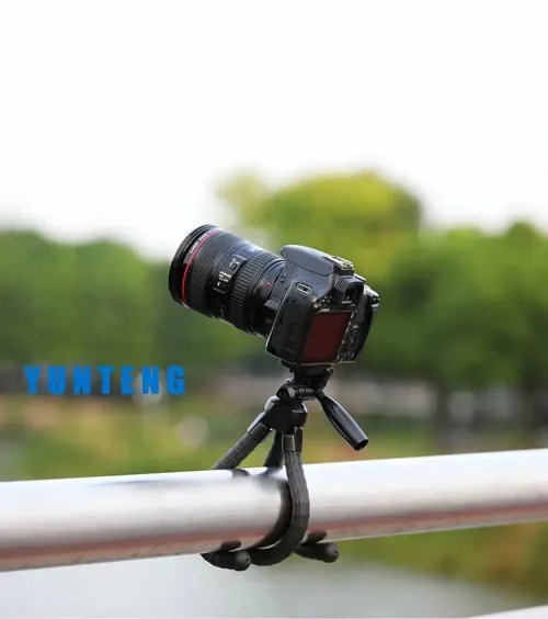Trépied Mini Poulpe (Pieuvre) pour Caméra avec Support de Clip de Téléphone VCT-3280 Yunteng