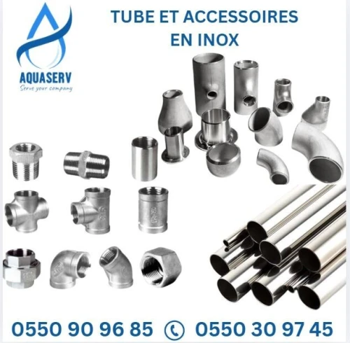 TUBE ET ACCESSOIRES EN INOX 304L / 316L Coudes Raccords Brides Tes Vannes Embouts Robinetterie