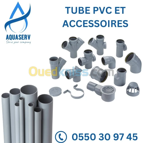 TUBE ACCESSOIRES PVC PN6 PN10 PN16 ASSAINISSEMENT TRAVAUX PUBLIQUE BÂTIMENT PESCINE TPC 