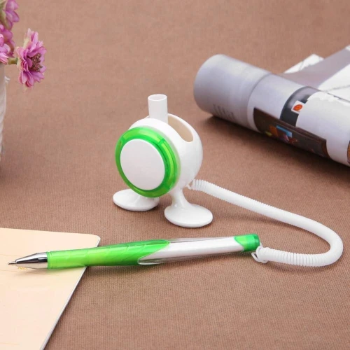 Support de bureau en plastique pour stylos multicolores