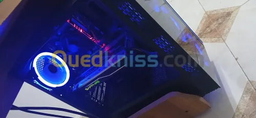 Pc gamer+ écran gaming+ clavier gaming+ souris gaming + casque gaming + tapis de souris 