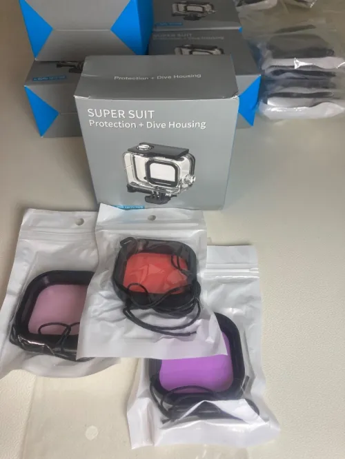 Caisson étanche avec filtres pour gopro 9 10 11 et gopro 12 neuf sous emballage 