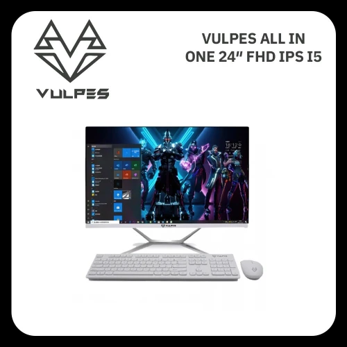 AIO Vulpes I5 7400 / 8G  512 SSD / Ecran 24 IPS FHD 1080 HDMI  BLANC