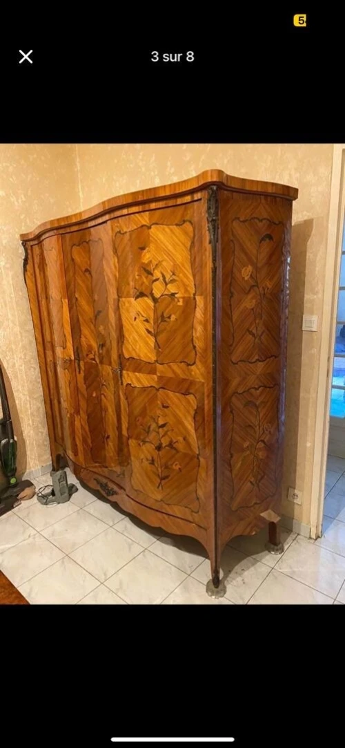 Armoire bois de rose