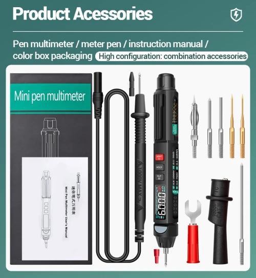 ANENG A3008  multimètre numérique Intelligent professionnel capteur stylo testeur 