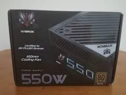 case Vortex Sirocco Gaming + psu HYBROK 550W 80+ Bronze