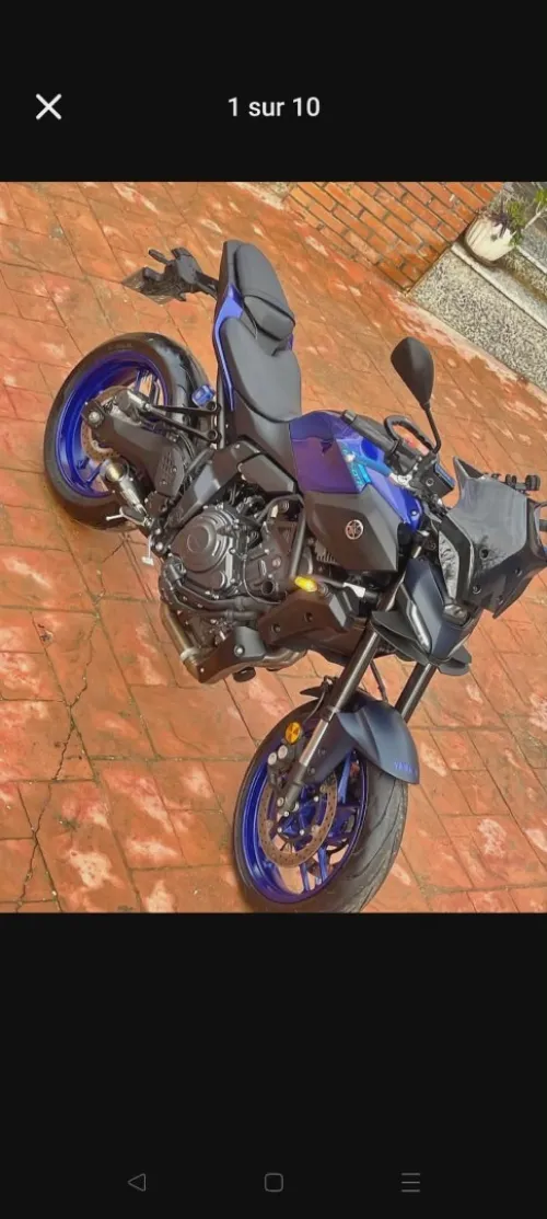 Yamaha MT07 2025