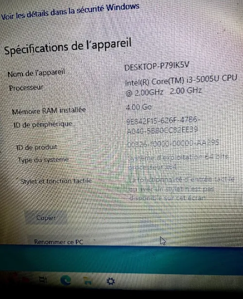 ASUS X540L i3-5005U