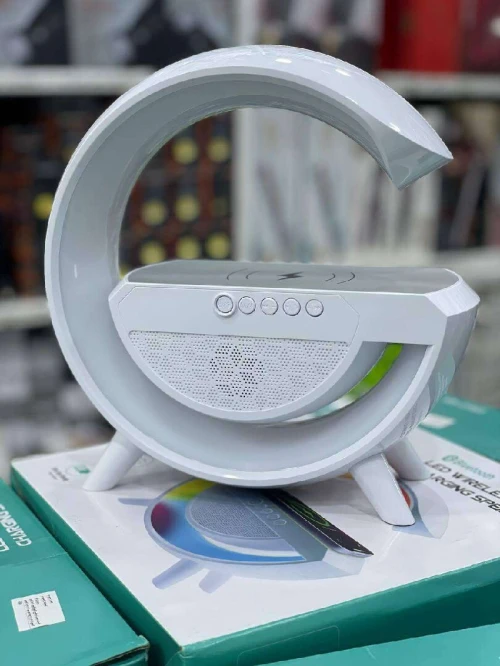 Baffe G  Charger wireless Lamp   مكبر صوت مضيء LED + شاحن لاسلكي Trés Bonne qualit
