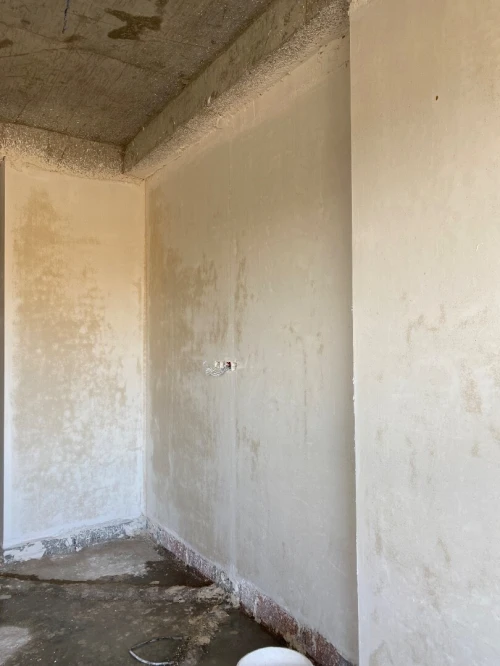 Plâtre projeté et monocouche