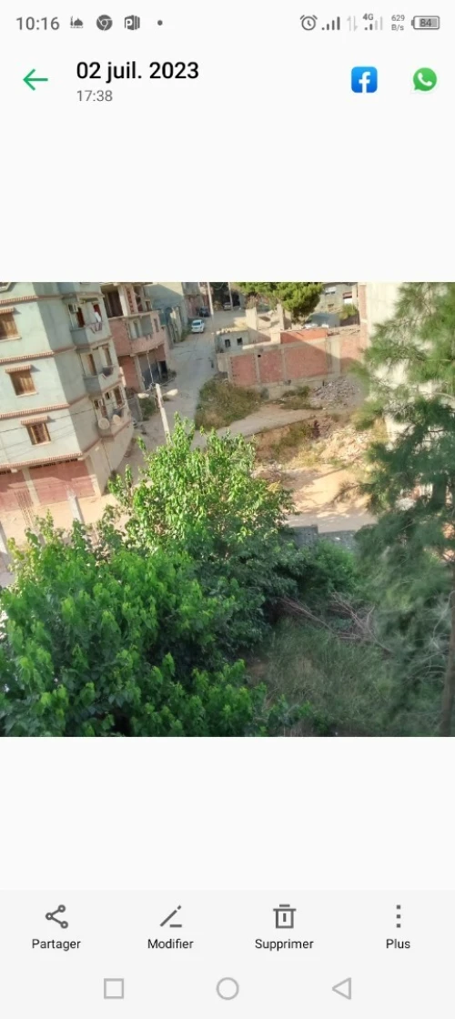 Vente Terrain Alger Saoula
