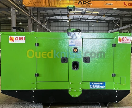 Groupe électrogènes 60 KVA BAUDOUIN insonorisée automatique avec inverseur