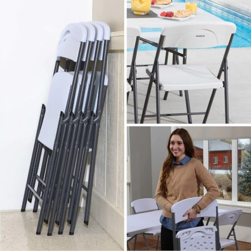 Chaise pliable pour événements, jardin et terrasses 