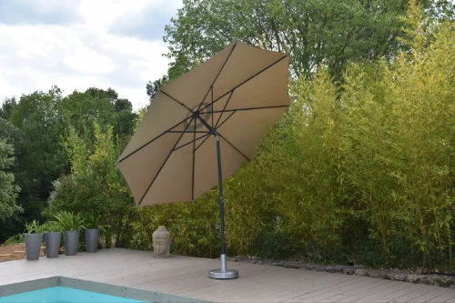 Parasol géant 4m de diamètre en Aluminium