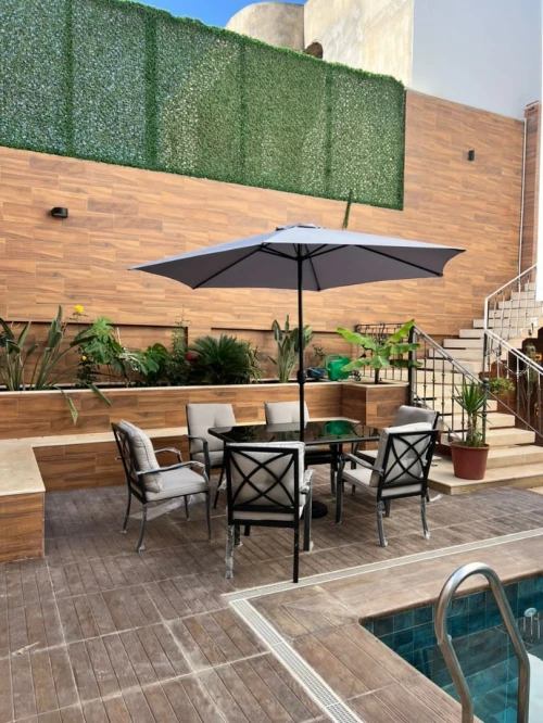 Table de jardin en aluminium ( 1er choix d'importation)