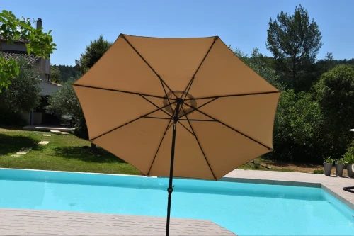 Parasol géant 4m de diamètre en Aluminium