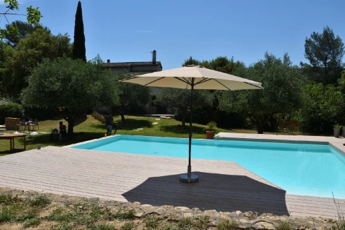 Parasol géant 4m de diamètre en Aluminium