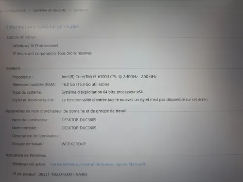 Lenovo ThinkPad T560 I5-6300U 8Gb Ram 256SSD 
