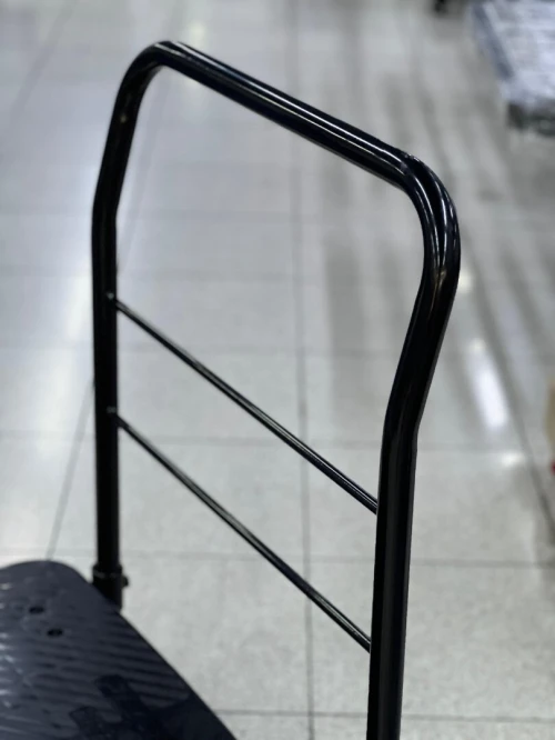 Chariot à plateforme noir en plastique PLA300-DX-SF