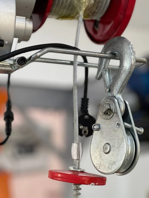 Mini palan treuil a câble avec chariot de déplacement latéral électrique PA1000E