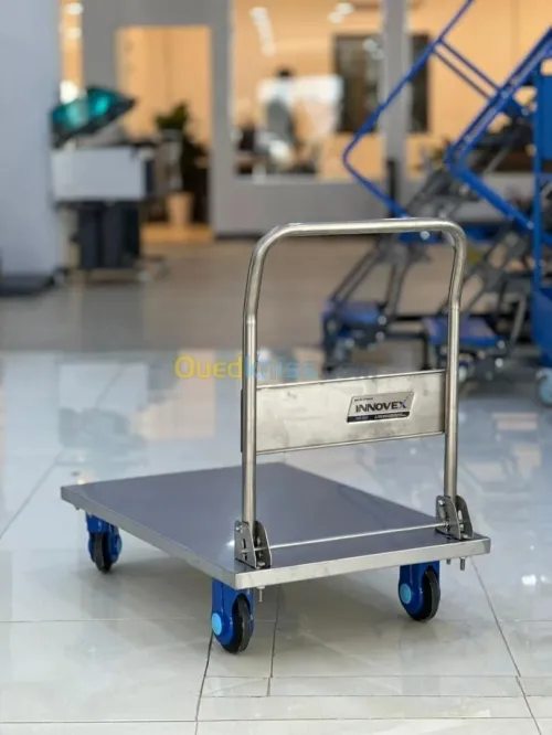 Chariot à plateforme en inox ST300-DX