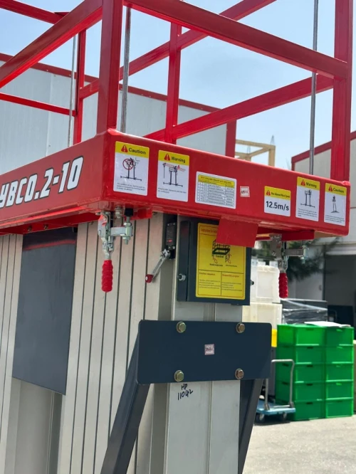 Nacelle élévatrice double-mât en aluminium YBC0.2-10 / YBC0.2-12