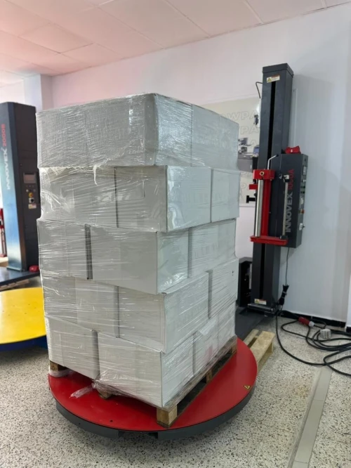 Banderoleuse filmeuse à plateau tournant 1000kg MH-FG1000A