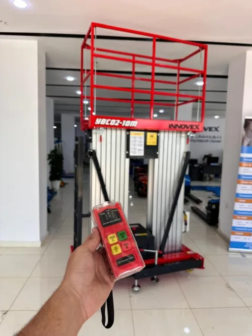 Nacelle/Plateforme élévatrice double mât en aluminium YBC02-10