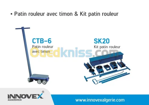  Patin rouleur avec timon & Kit patin rouleur 