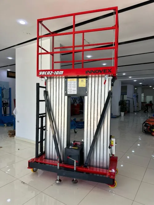 Nacelle/Plateforme élévatrice double mât en aluminium YBC02-10