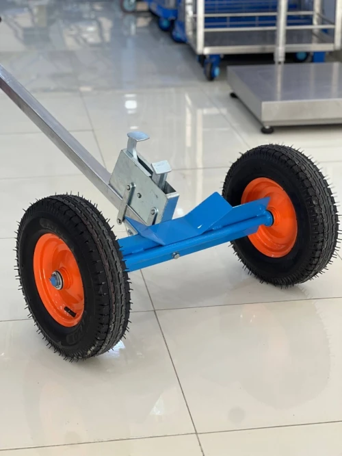 Chariot diable porte fût en acier à crochet DE450A