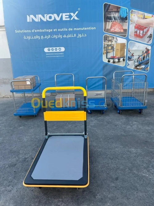 Chariot À Plate Forme En acier à bras pliable 
