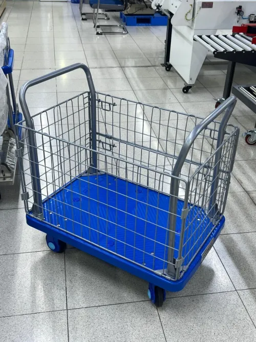 Chariot à plate forme avec grillage PLA300-AM1