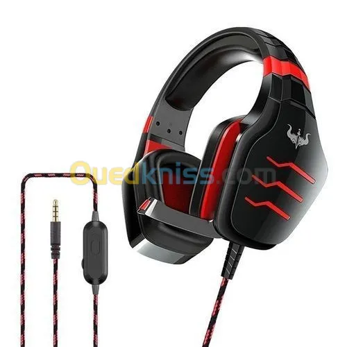Casque Gaming OVLENG P50 Pc Ps4 RGB 3D Surround Stéréo Jack 3.5 Mm