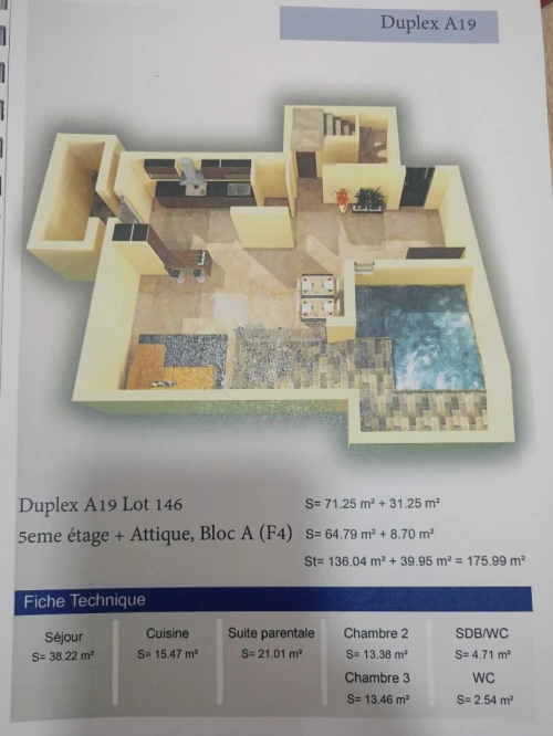 Vente Duplex Alger Ouled fayet