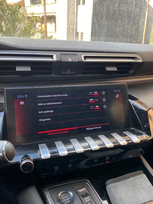 Option Park Assist Peugeot 3008