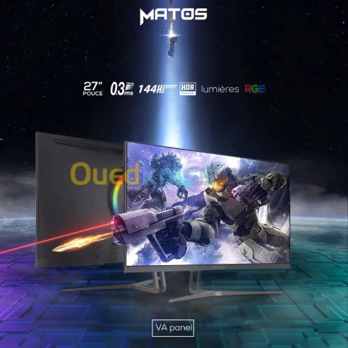 MONITEUR MATOS MSG270 27 FHD 144HZ