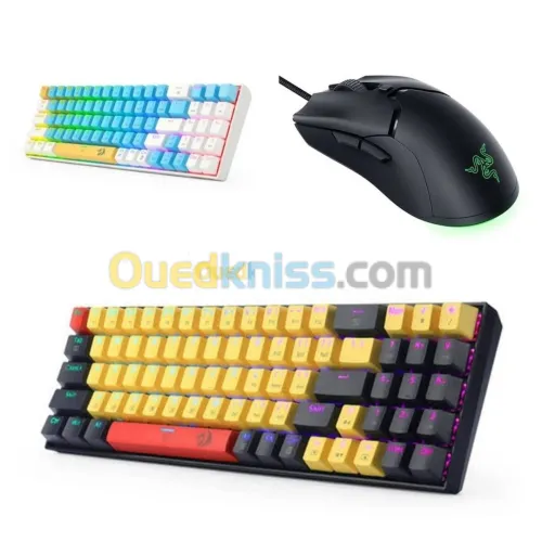 BUNDLE CLAVIER SOURIS Redragon K688 + RAZER VIPER MINI 