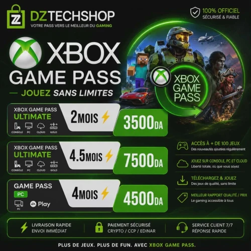 XBOX GAME PASS ULTIMATE LE MEILLEUR DU GAMING À PRIX IMBATTABLE