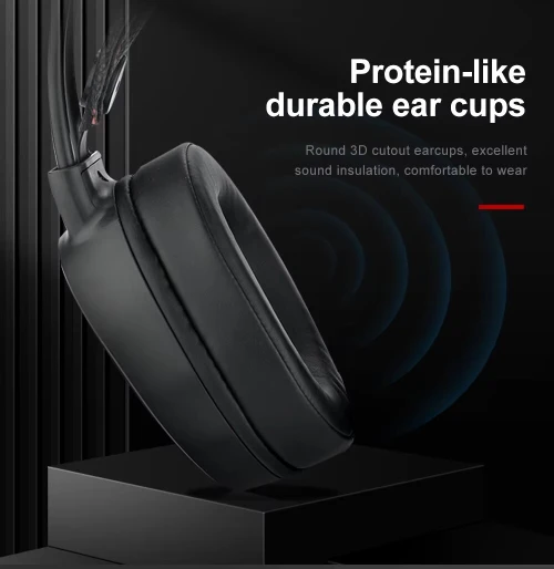 REDRAGON G588 RGB Gaming Headset 7.1 Surround Sound, Mic, PC Laptop