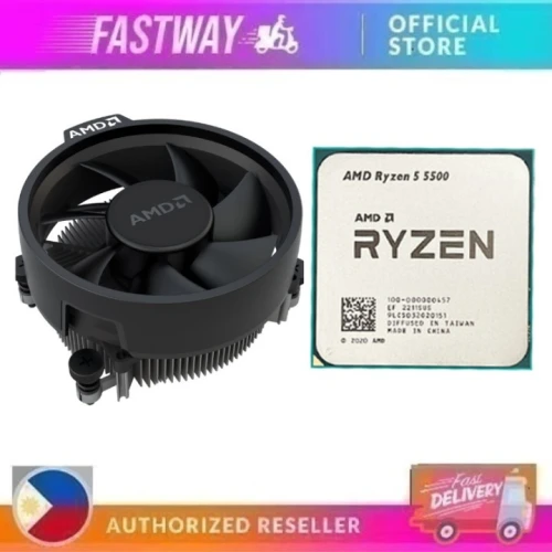 PROMO AMD Ryzen 5 5500 6 coeurs, 12 thread, 3.60 GHz, meilleur rapport performance prix
