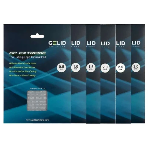 Gelid GP-EXTREME Thermal Pad Silicone Plaster Non-Conductive CPU/GPU Card Water Cooling Mat 80X40MM