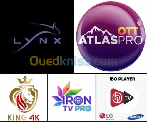 Abonnement xtream IPTV SAMSUNG LG SMART TV TVBOX DEMO IPTV Smarters Pro EAGLE IRON KING 4K LYNX 