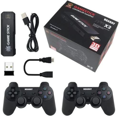 GD10 Game Stick 4K 2022 New Retro 4K  128GB + 40000 GAMES 