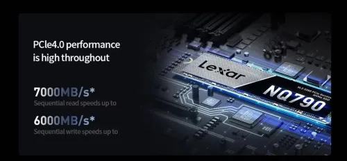 SSD NVMe Lexar NQ790 1TB PCIe Gen 4.0 7000MB/s